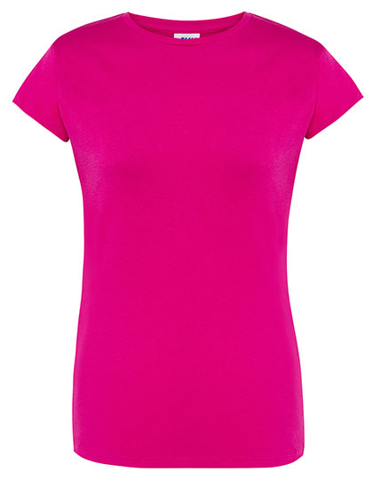 JHK Ladies' Regular Premium T-Shirt in Fuchsia