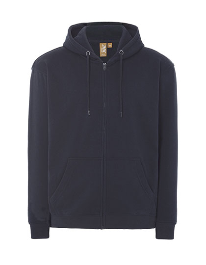JHK Unisex Hooded Full Zip Sweat Fuji in Navy