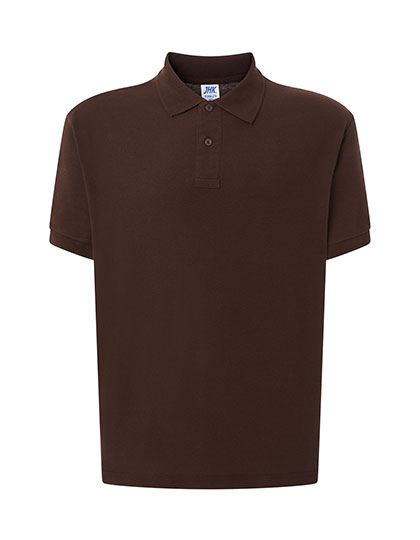 JHK Men's Polo Regular in Chocolate