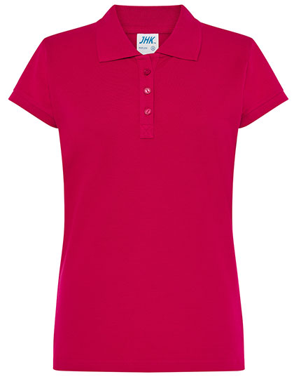 JHK Ladies' Polo Regular in Raspberry