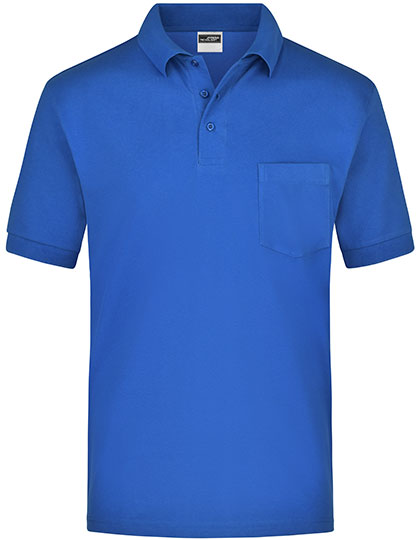 James & Nicholson Polo-Piqué Pocket in Royal