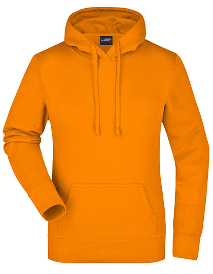 James & Nicholson Ladies' Hooded Sweat in Orange