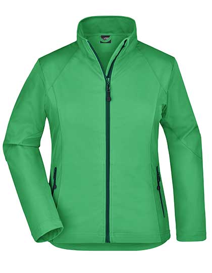 James & Nicholson Ladies' Softshell Jacket in Green