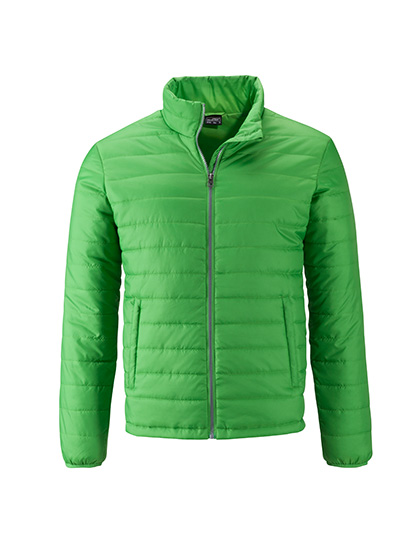 James & Nicholson Men's Padded Jacket in Green