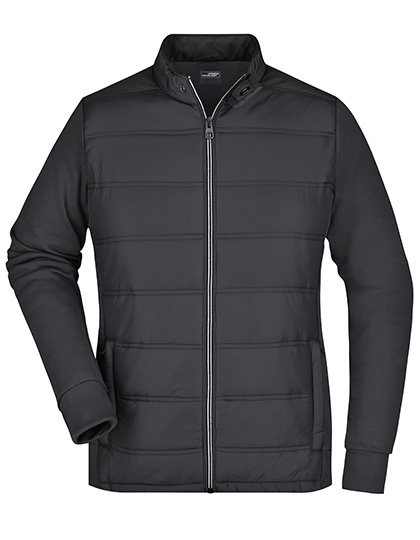 Ladies' Hybrid Sweat Jacket — besticken oder bedrucken lassen