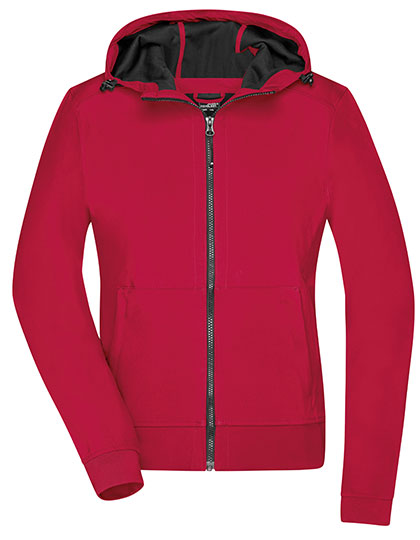 James & Nicholson Ladies' Hooded Softshell Jacket