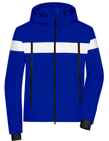 James & Nicholson Men's Wintersport Jacket in Electric Blue
