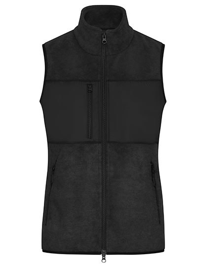 Ladies' Fleece Vest — besticken oder bedrucken lassen