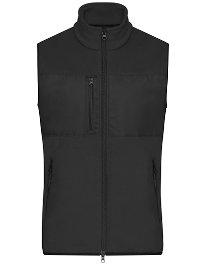 Men's Fleece Vest — besticken oder bedrucken lassen