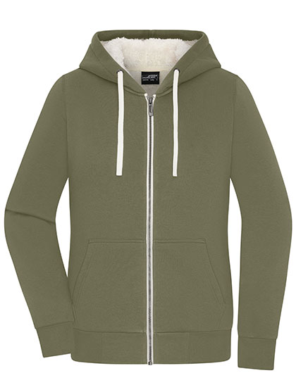 James & Nicholson Ladies' Doubleface Jacket in Olive