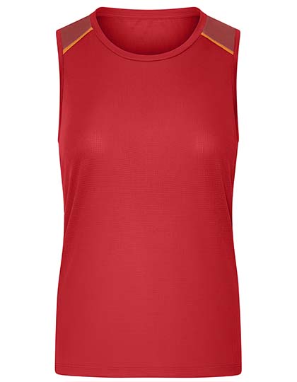 James & Nicholson Ladies' Running Tank in Spicy Orange