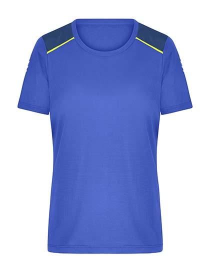 James & Nicholson Ladies' Running T-Shirt in Peacock Blue