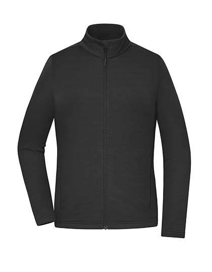 Ladies' Sports Structured Fleece Jacket — besticken oder bedrucken lassen