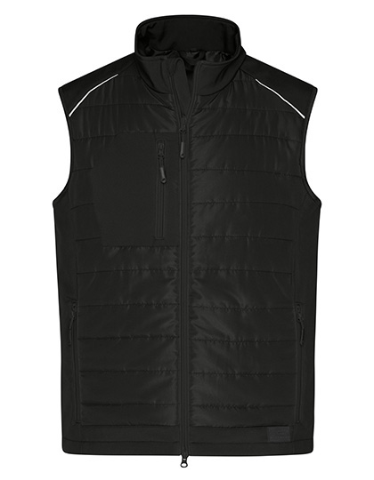 Men's Hybrid Vest — besticken oder bedrucken lassen