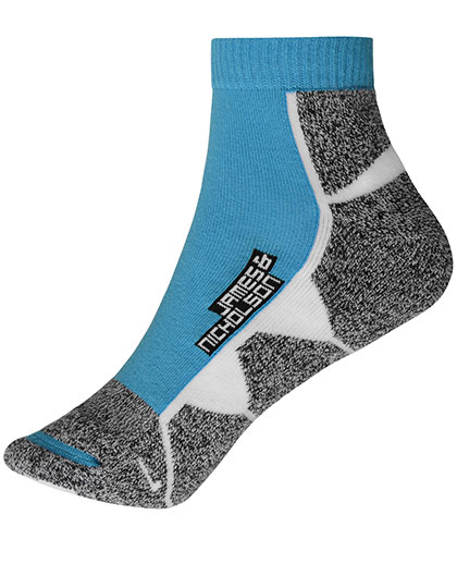 James & Nicholson Sport Sneaker Socks in Bright Blue