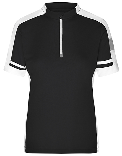 Ladies' Bike-T Half Zip — besticken oder bedrucken lassen
