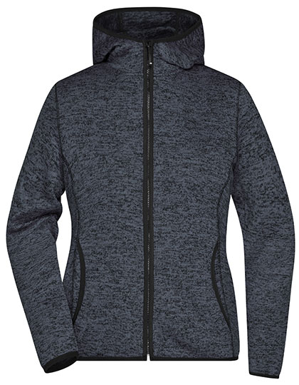 Ladies' Knitted Fleece Hoody — besticken oder bedrucken lassen