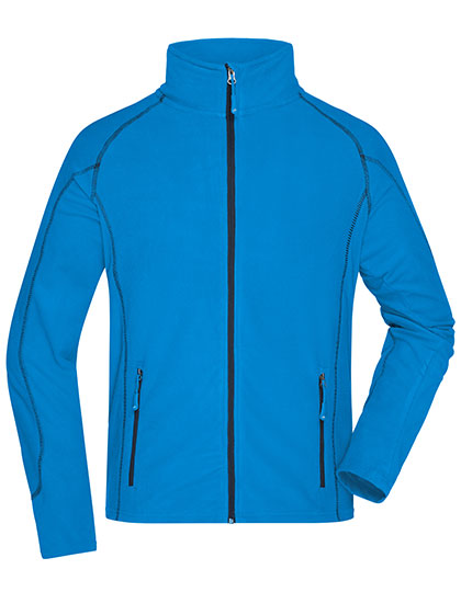 Men's Structure Fleece Jacket — besticken oder bedrucken lassen