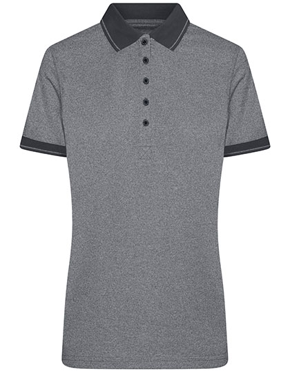 Ladies' Heather Polo — besticken oder bedrucken lassen
