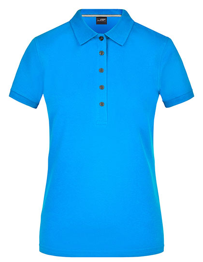 James & Nicholson Ladies' Pima Polo in Regatta Blue