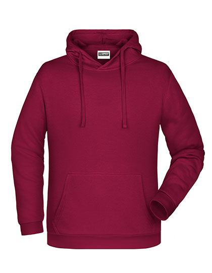 James & Nicholson Promo Hoody Man in Wine