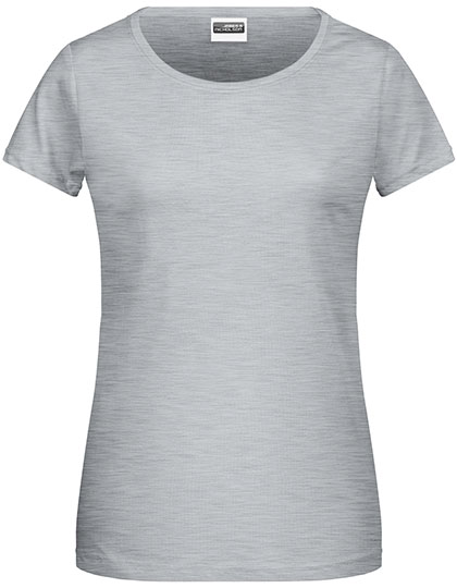 James & Nicholson Ladies' Basic-T in Grey Heather