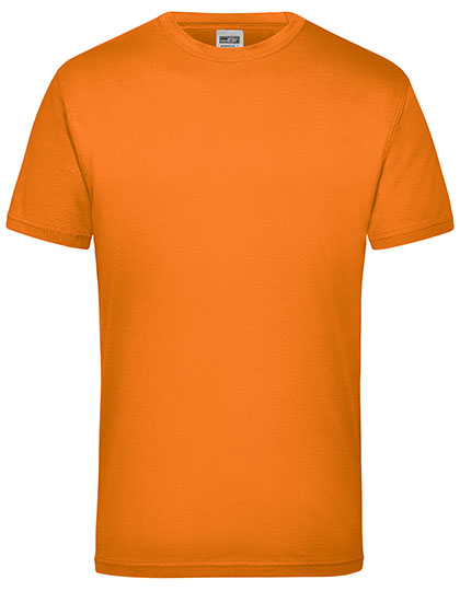James & Nicholson Men's Workwear-T in Orange