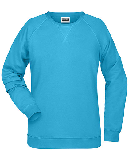 James & Nicholson Ladies' Sweat in Turquoise