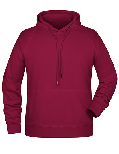 James & Nicholson Men's Hoody in Wine