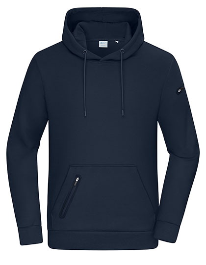 James & Nicholson Men's Hoodie Interlock in Navy