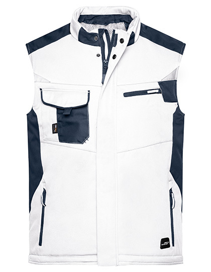 James & Nicholson Craftsmen Softshell Vest -STRONG-