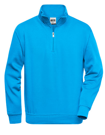 Workwear Half Zip Sweat — besticken oder bedrucken lassen