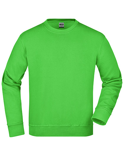 James & Nicholson Workwear Sweat in Lime Green