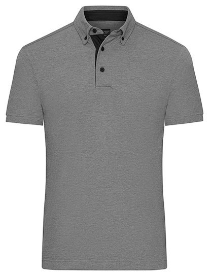 James & Nicholson Men's Plain Polo in Light Melange
