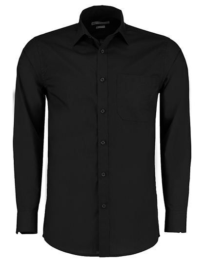 Men's Tailored Fit Poplin Shirt Long Sleeve — besticken oder bedrucken lassen