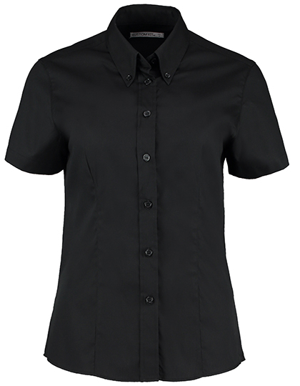 Women's Tailored Fit Corporate Oxford Shirt Short Sleeve — besticken oder bedrucken lassen