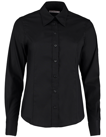 Women's Tailored Fit Corporate Oxford Shirt Long Sleeve — besticken oder bedrucken lassen