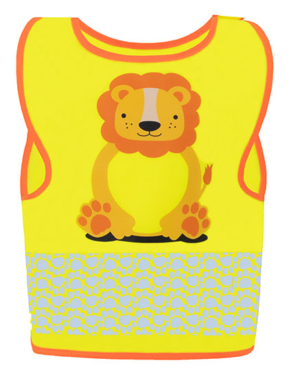 Children's Safety Vest Funtastic Wildlife CO² Neutral — besticken oder bedrucken lassen