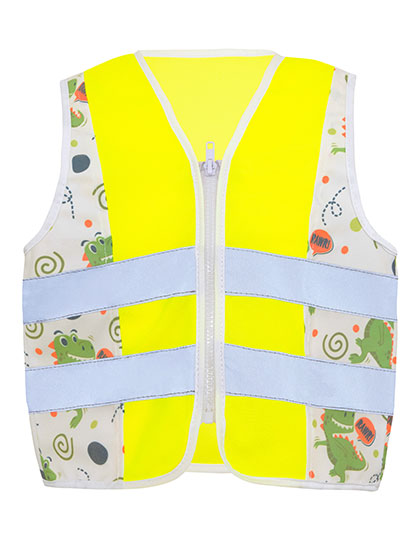 Children's Safety Vest Action Dinosaurs CO² Neutral