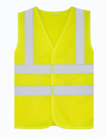 Childrens Safety Vest Esbjerg - 4 Reflective Stripes — besticken oder bedrucken lassen