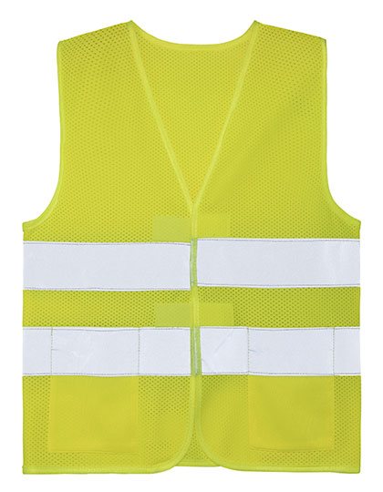 Mesh Safety Vest for Children Korfu — besticken oder bedrucken lassen
