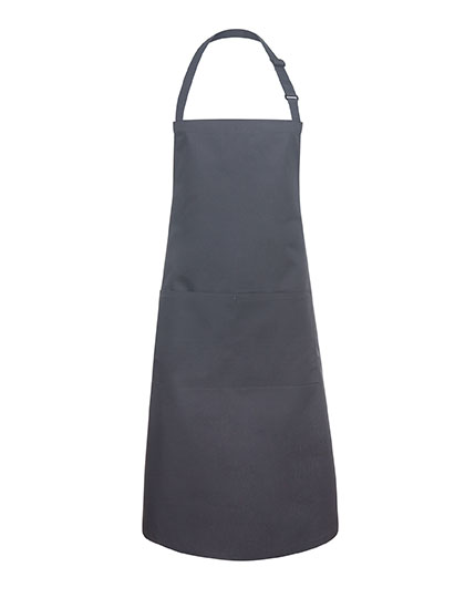 Latzschürze Basic mit Tasche und Schnalle — besticken oder bedrucken lassen