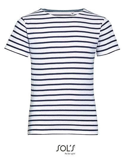 SOL'S Kids' Round Neck Striped T-Shirt Miles