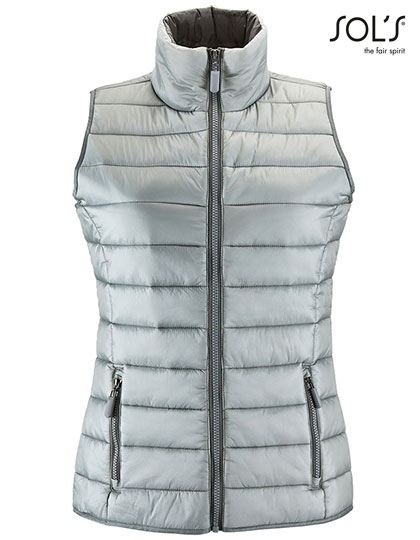 SOL'S Women's Lightweight Bodywarmer Wave in Metal Grey