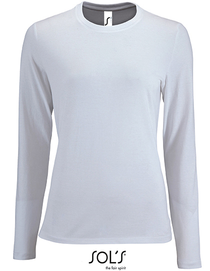 Women's Long Sleeve T-Shirt Imperial — besticken oder bedrucken lassen