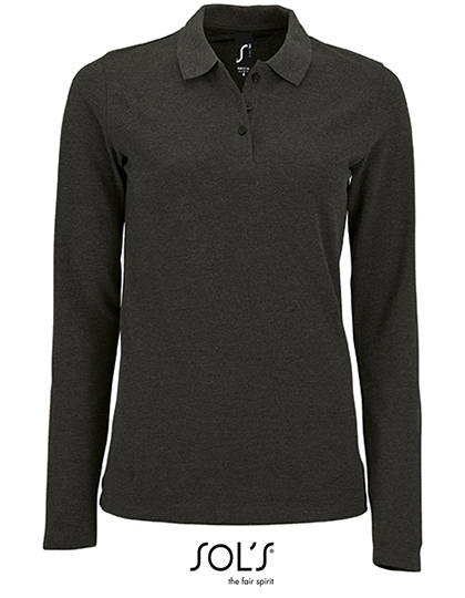 SOL'S Women's Long-Sleeve Piqué Polo Shirt Perfect