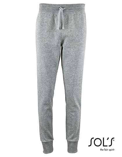 SOL'S Women's Slim Fit Jogging Pants Jake in Grey Melange