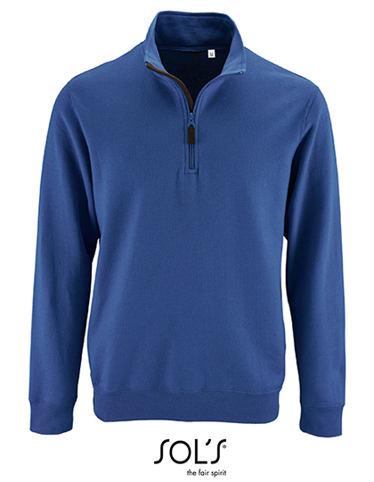 Men's Zip High Collar Sweatshirt Stan — besticken oder bedrucken lassen