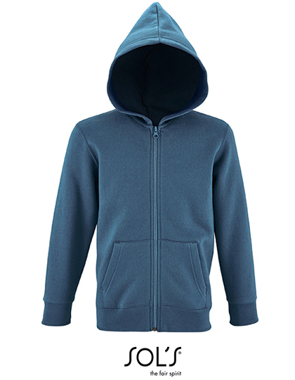 SOL'S Kids' Zip Hoodie Stone