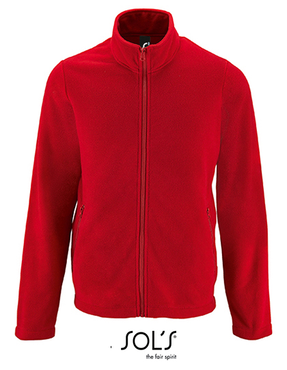 Men's Plain Fleece Jacket Norman — besticken oder bedrucken lassen